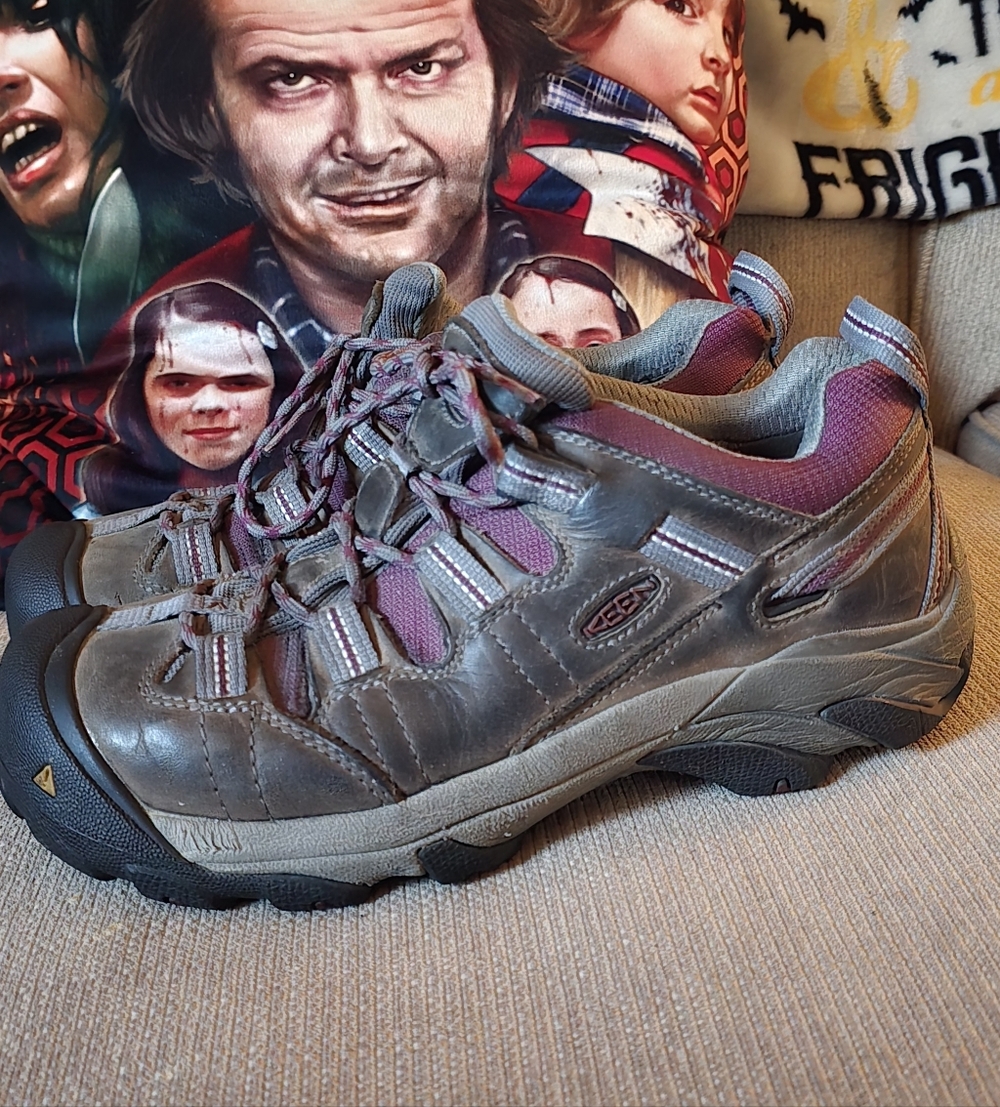 KEEN Utility Detroit XT mid-height steel-toe waterproof work boots.